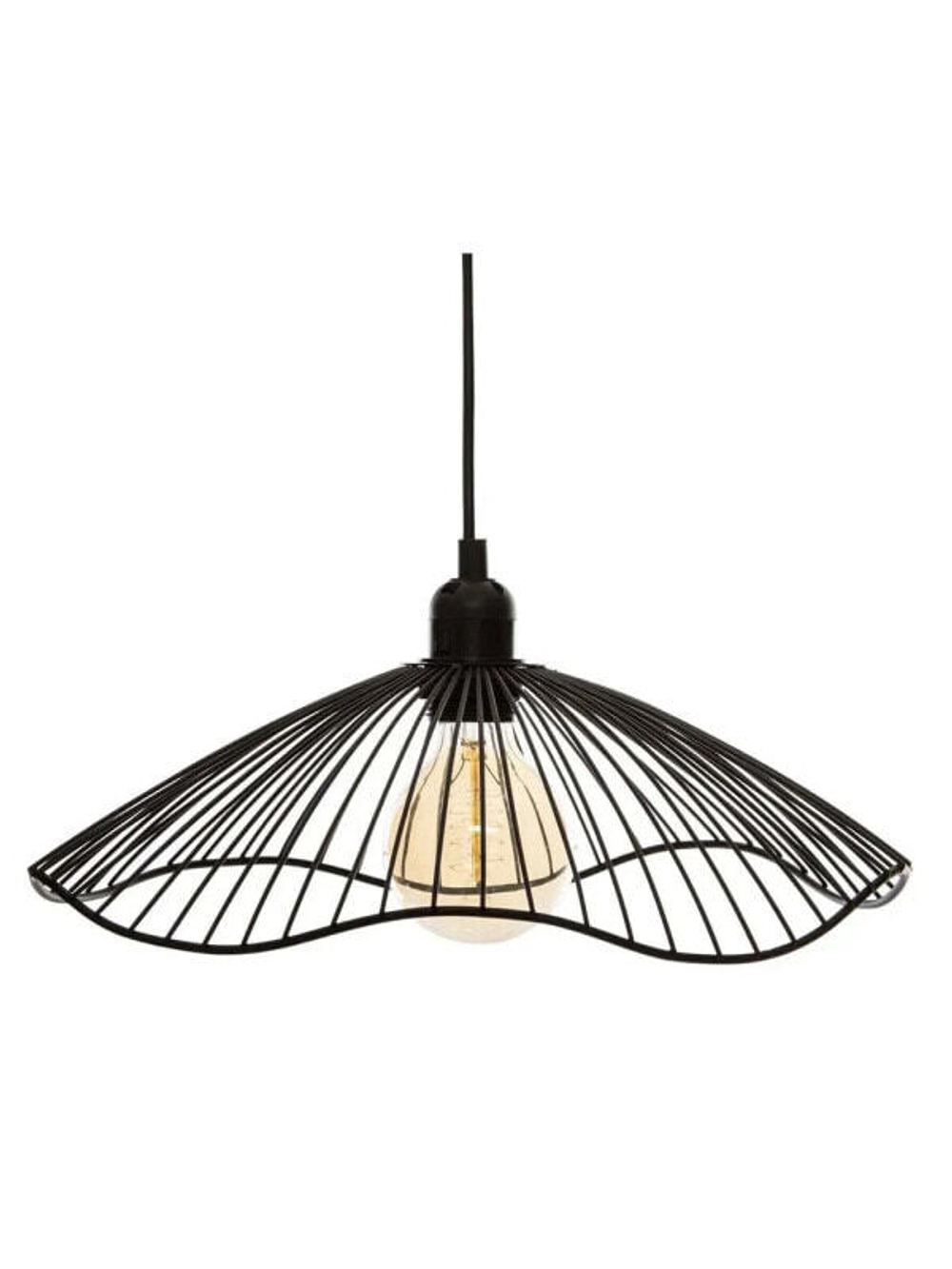 Потолочный светильник Atmosphera Cháteau 40W Чёрный Металл (Ø 34 x 15,5 cm)