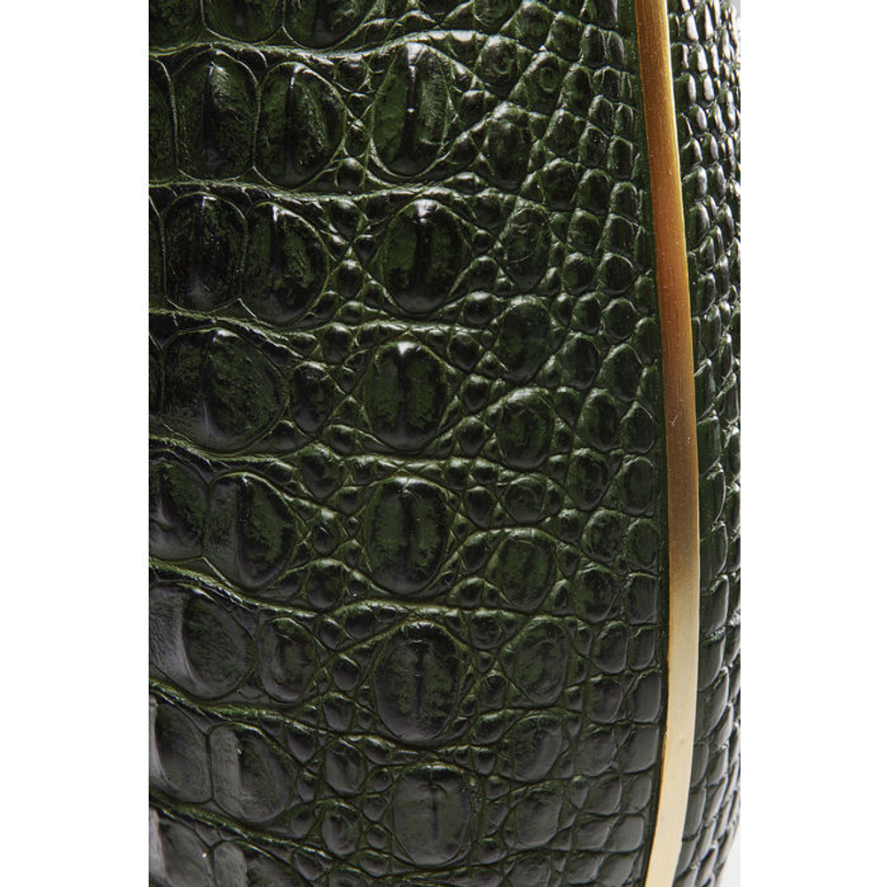 Ваза Кроко зелёная