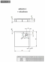 Душевой поддон Radaway Argos C 4ACN88-02 80x80 белый