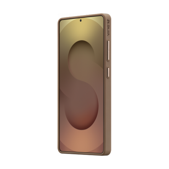 Противоударный чехол Pitaka PIN Button Case для Samsung Galaxy S25 Ultra Black/Gold Plain (PBS2502U)