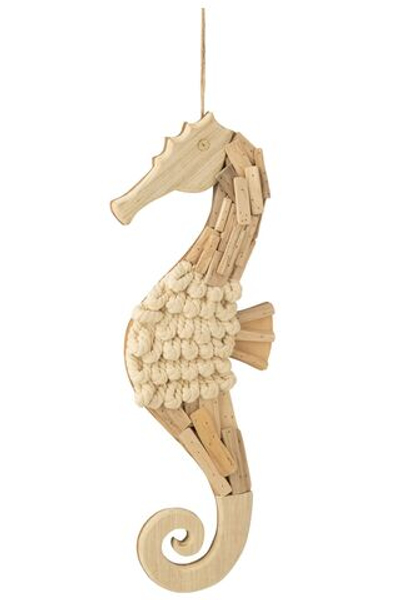 Декор "Морской конек" большой 21,5x3,5x59,5см