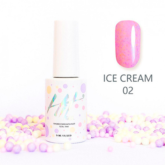 HIT gel, Гель-лак Ice Cream №02