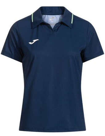 Женское теннисное поло Joma Challenge Short Sleeve - navy blue