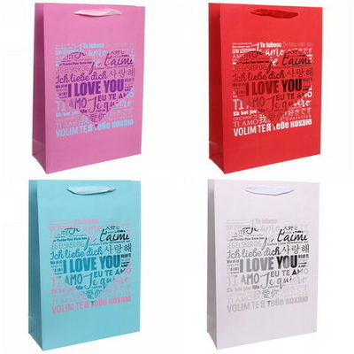 Пакет подарочный «I LOVE YOU» 44*31*12 см