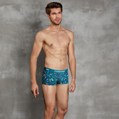 Мужские трусы боксеры зеленые Doreanse PANDA 1763