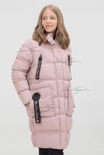 Зимнее пальто розового цвета JAN STEEN, био-пух 320 гр/м2
