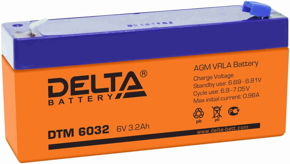 DELTA DTM 6032 аккумулятор