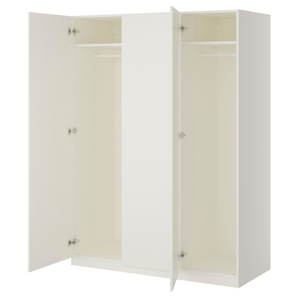 Распашной шкаф PAX FORSAND IKEA (белый)  170*45*220