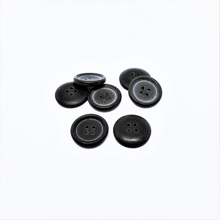 Пуговицы №655, 4пр, 18мм, цв.серый (CN 2583)