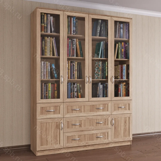 Шкаф книжный 4/7