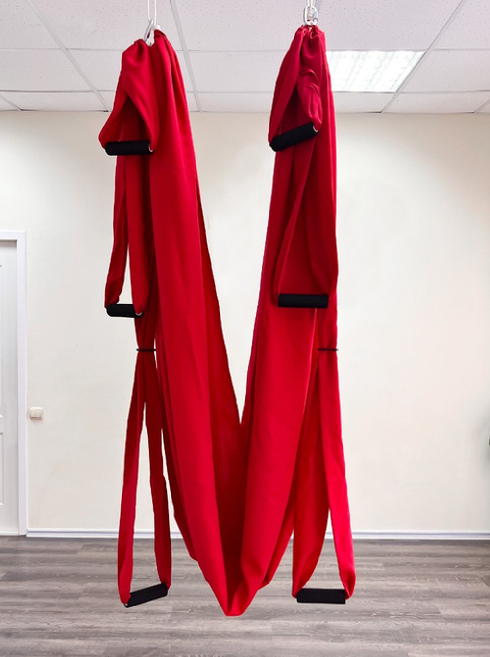 Гамак для йоги с ручками Classic pluse 3 м