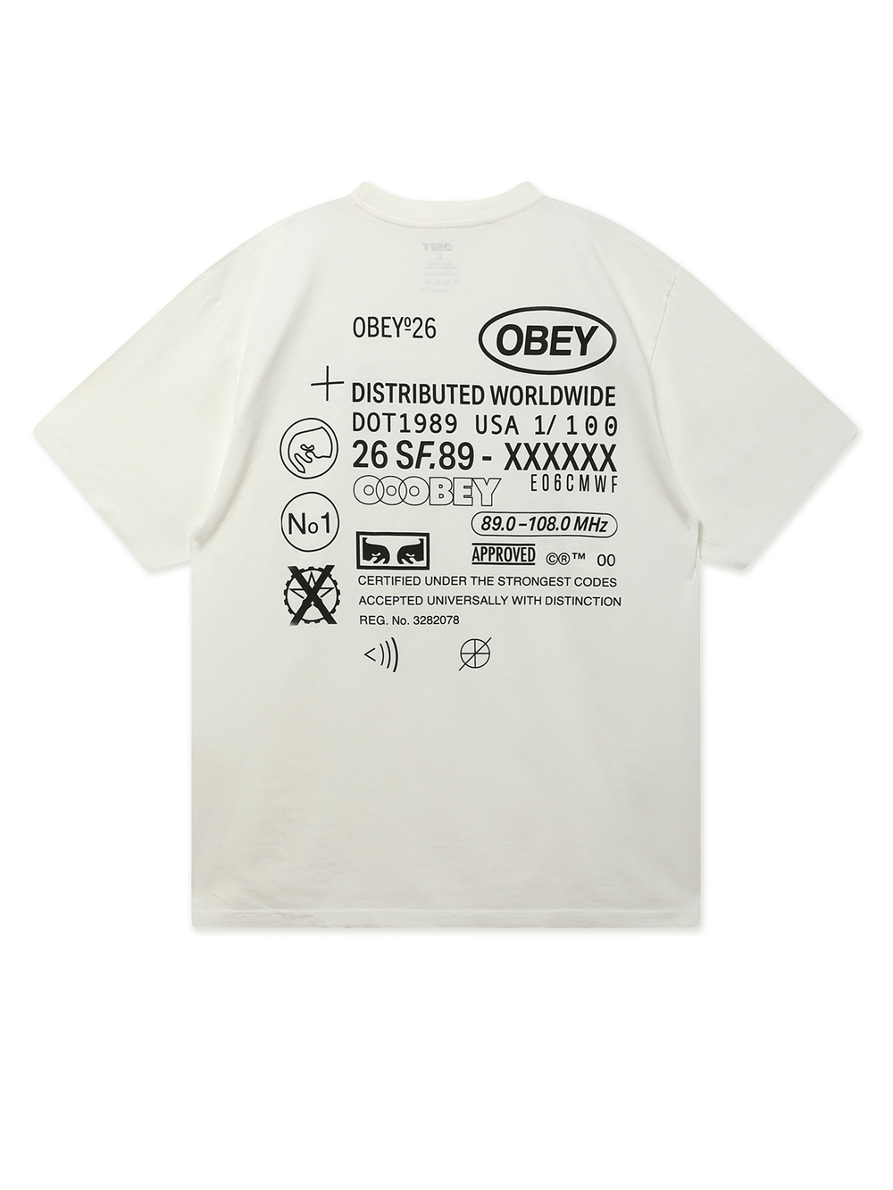 Мужская Футболка Obey Code