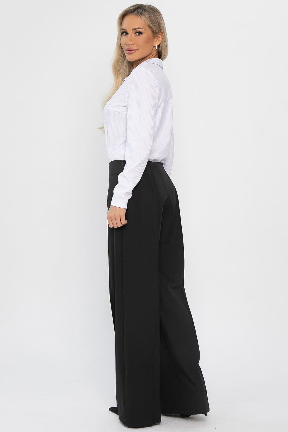 Брюки палаццо Мне по вкусу (черные) Б14283-13М LT Collection