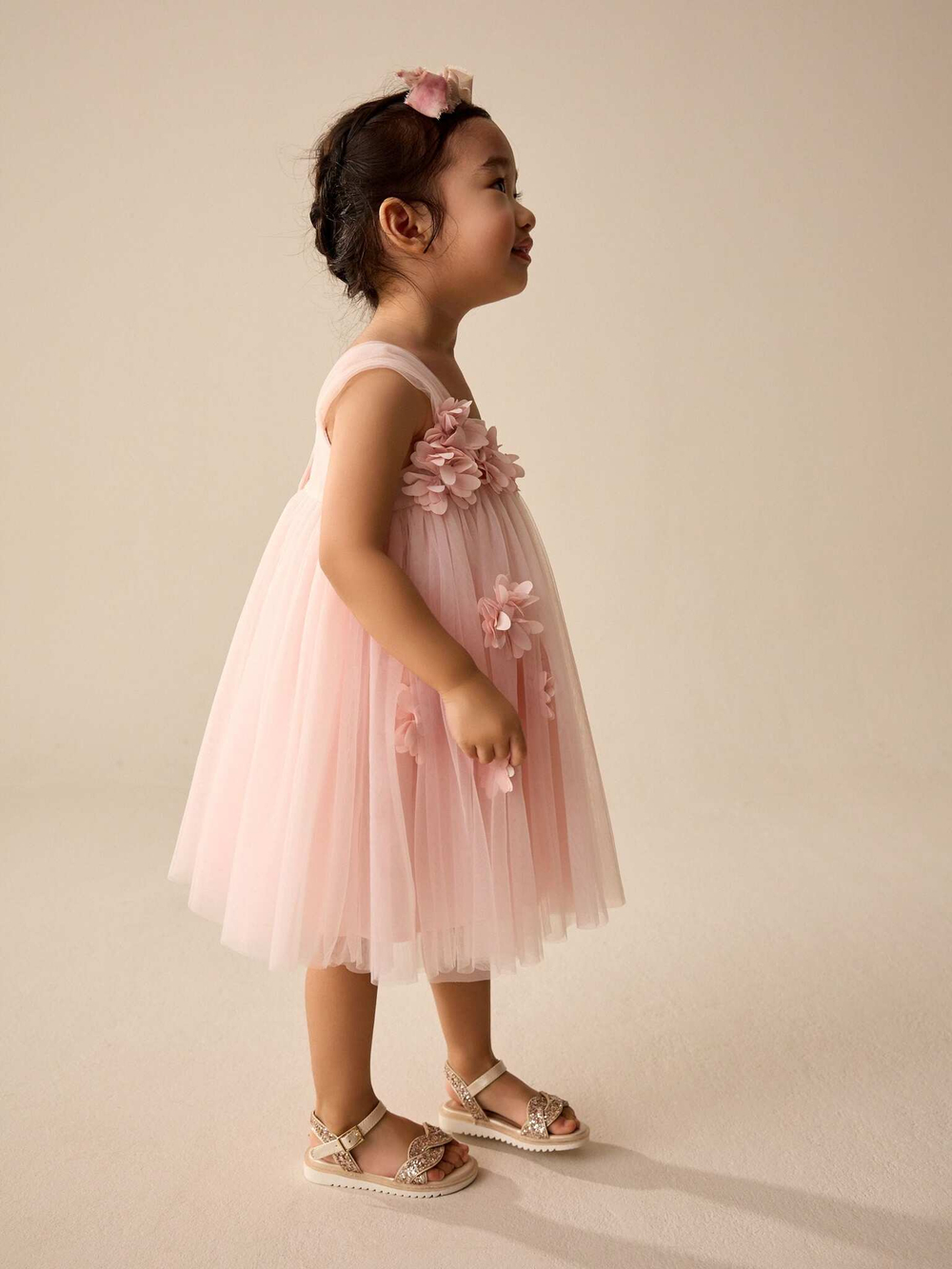 Платье для девочки Next AG9-803, Розовый