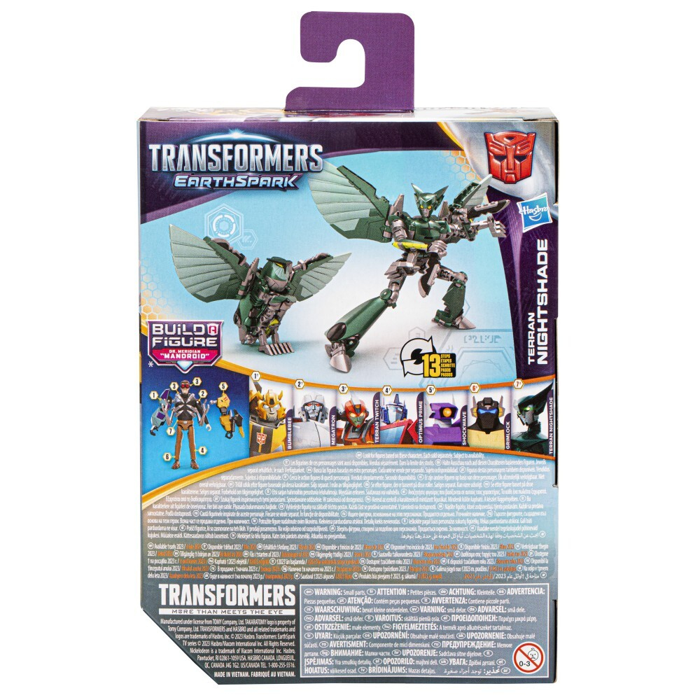 Hasbro Transformers EarthSpark - Terran Nightshade Deluxe Figure F6738 / артикул   F6231 F6738  / GTIN 5010996134639
