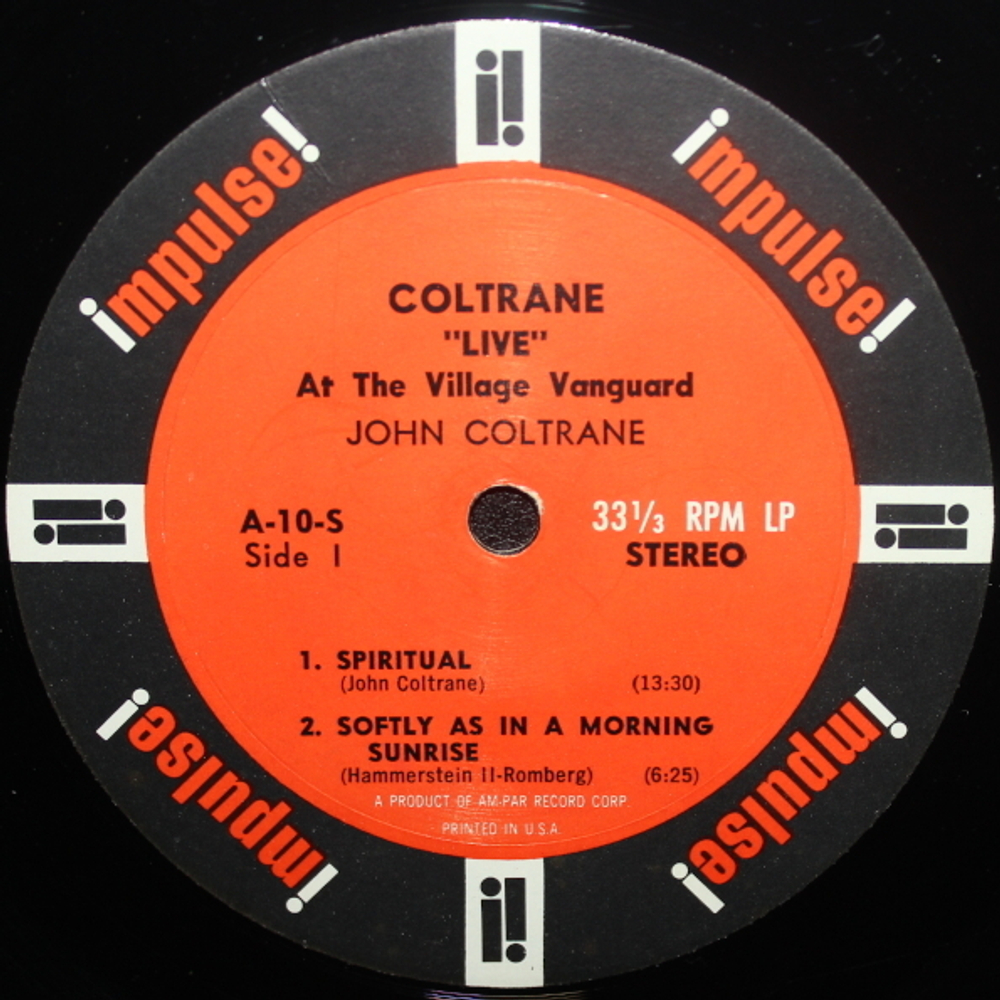 Coltrane / "Live" At The Village Vanguard (LP)