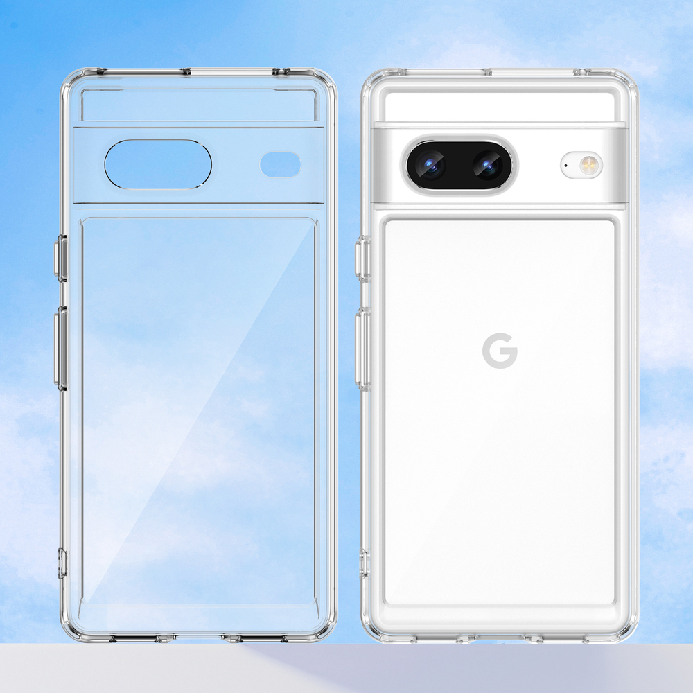 Усиленный прозрачный чехол для смартфона Google Pixel 7, мягкий отклик кнопок