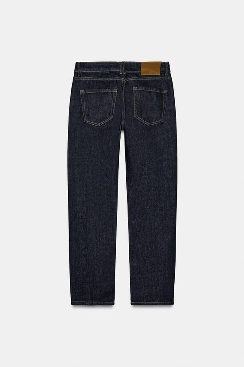 ZARA ДЖИНСЫ ZW COLLECTION CIGARRETE СО СРЕДНЕЙ ПОСАДКОЙ, СИНИЙ