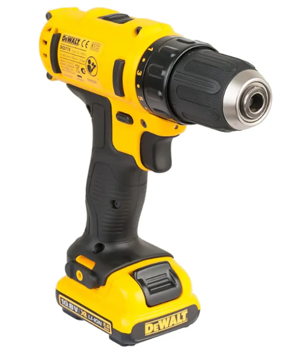 Аккумуляторная дрель-шуруповерт DeWalt DCD710D2-QW