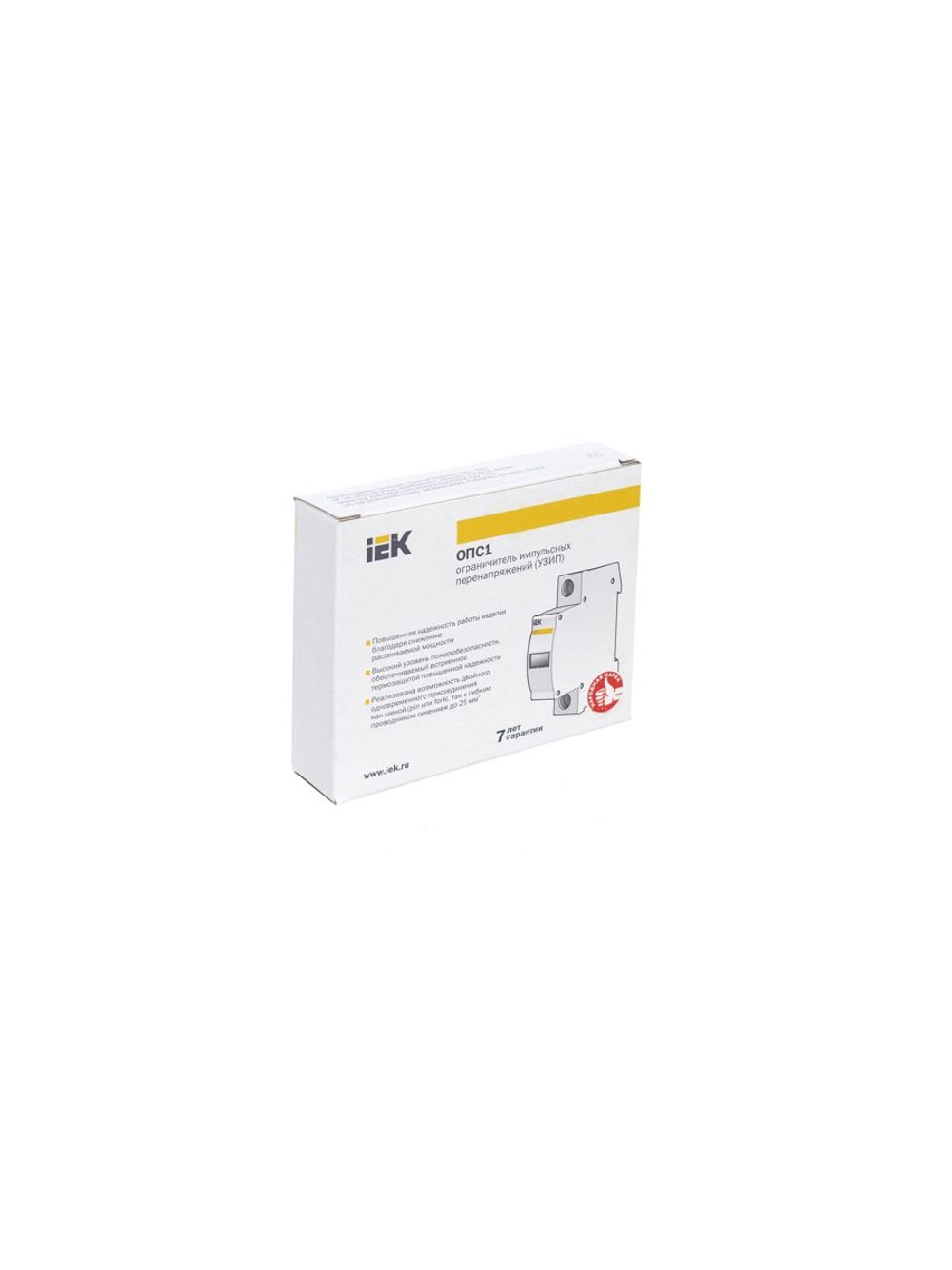 Ограничитель перенапряжения ОПС1-B 1P KARAT IEK MOP20-1-B