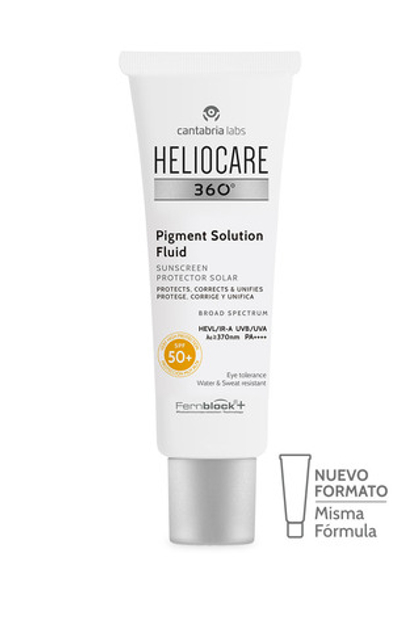 Крем-флюид солнцезащитный от пигментации Cantabria Labs Heliocare 360' Pigment Solution Fluid SPF50+ 50 мл