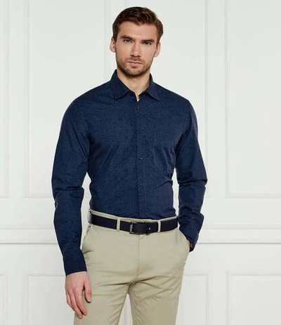 Рубашка Remiton_M BOSS ORANGE - темно-синий(50519779)