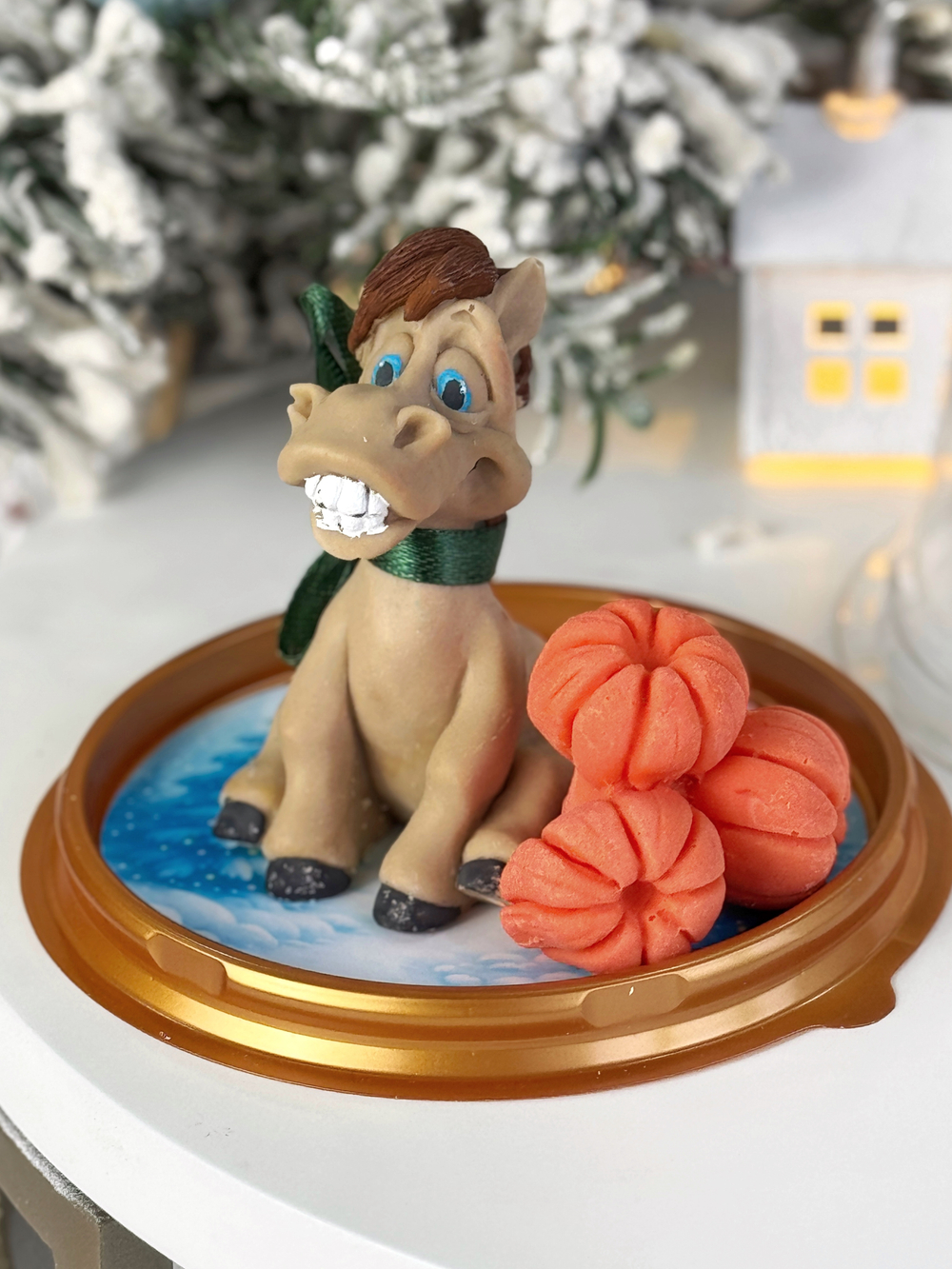 Символ года под куполом "Весёлый Скакун" Новый год