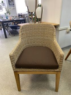Ontario, стул бежевый, искусственный ротанг/тик