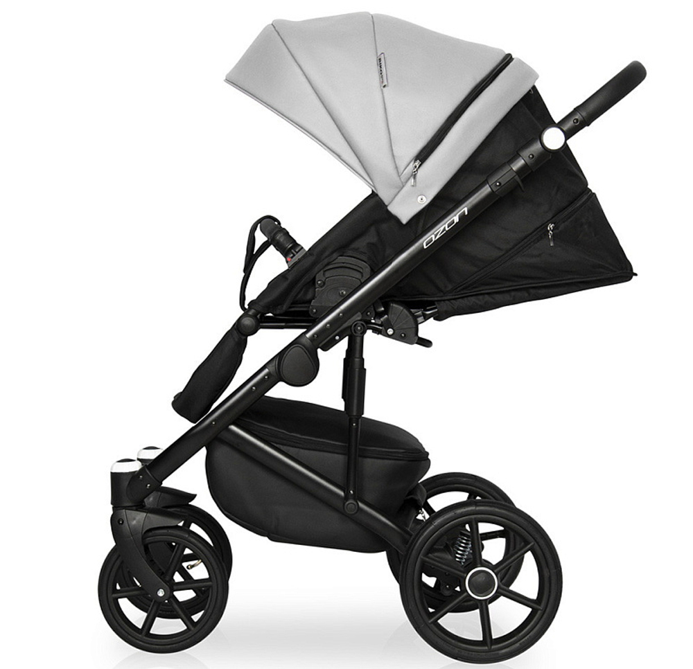 Детская коляска Riko Basic Ozon 3 в 1 05 светло-серый
