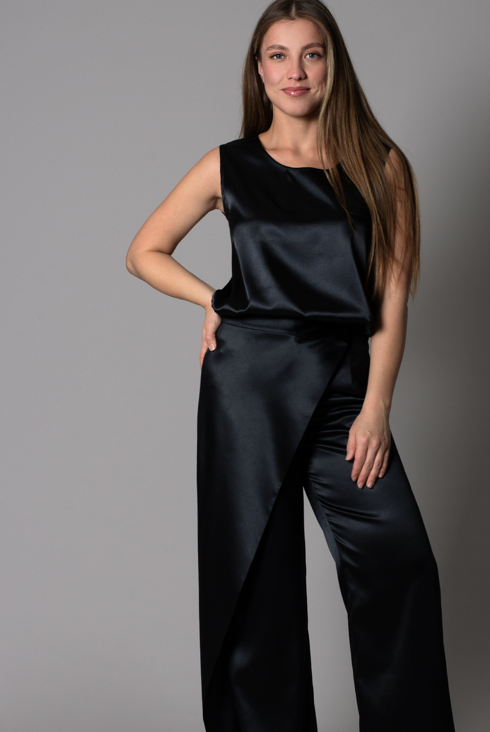 Брюки женские 4494зп, черный #465Ч024494зп