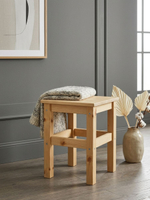 Табурет для кухни, 33х33х45, Одвар, деревянный, бейц, IKEA