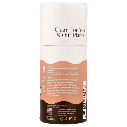 fomin, дезодорант для всего тела, без алюминия, ваниль и кокос, 50 г (1,76 унции)