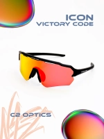 Очки ICON / Зеркальный темно‑красный