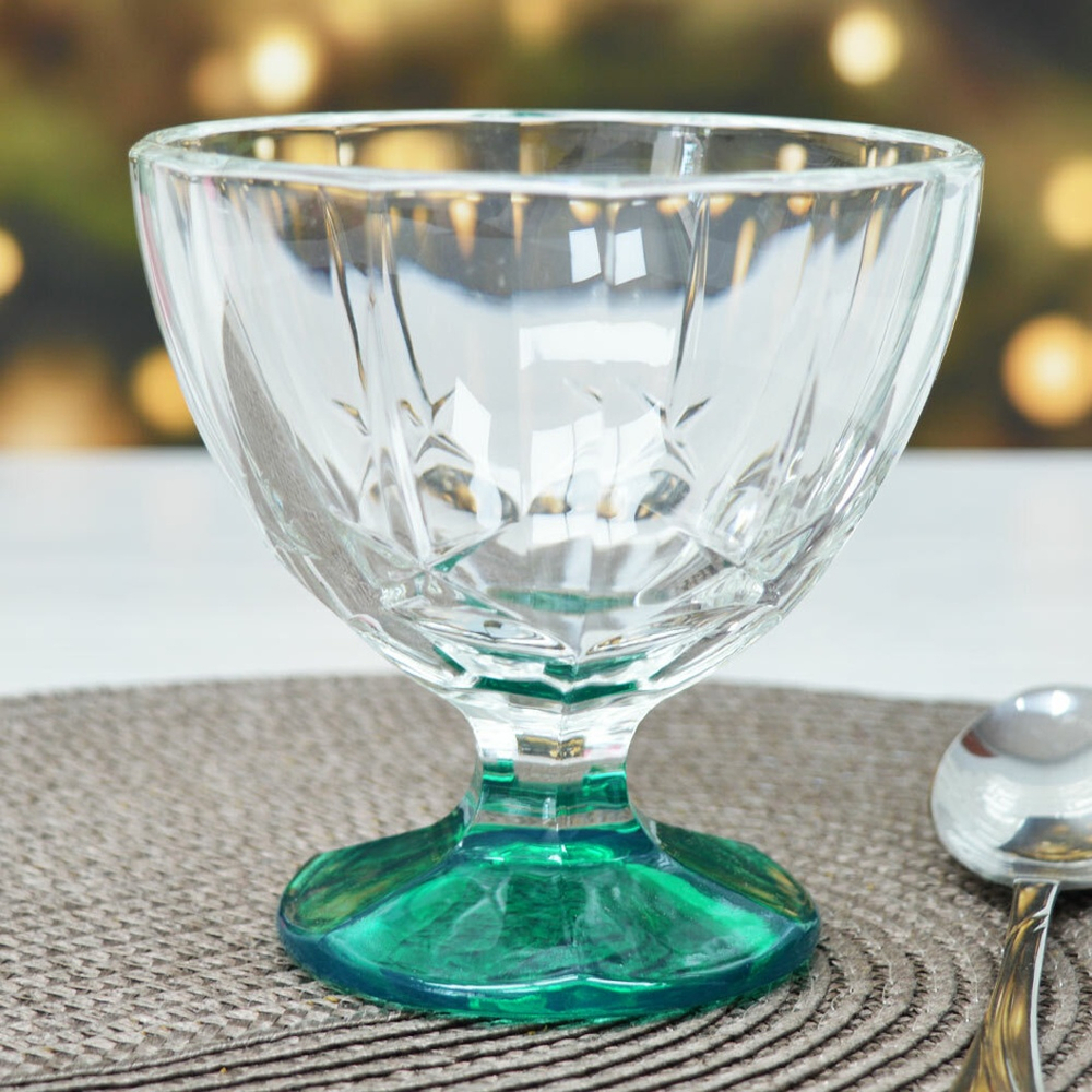 Креманка 300мл "Звезда" лак микс, закаленное стекло, 03C1057LMN