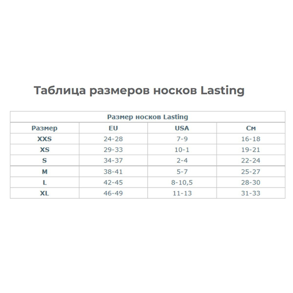 Термоноски бег Lasting RTF 601 (зеленый ) L, RTF601L