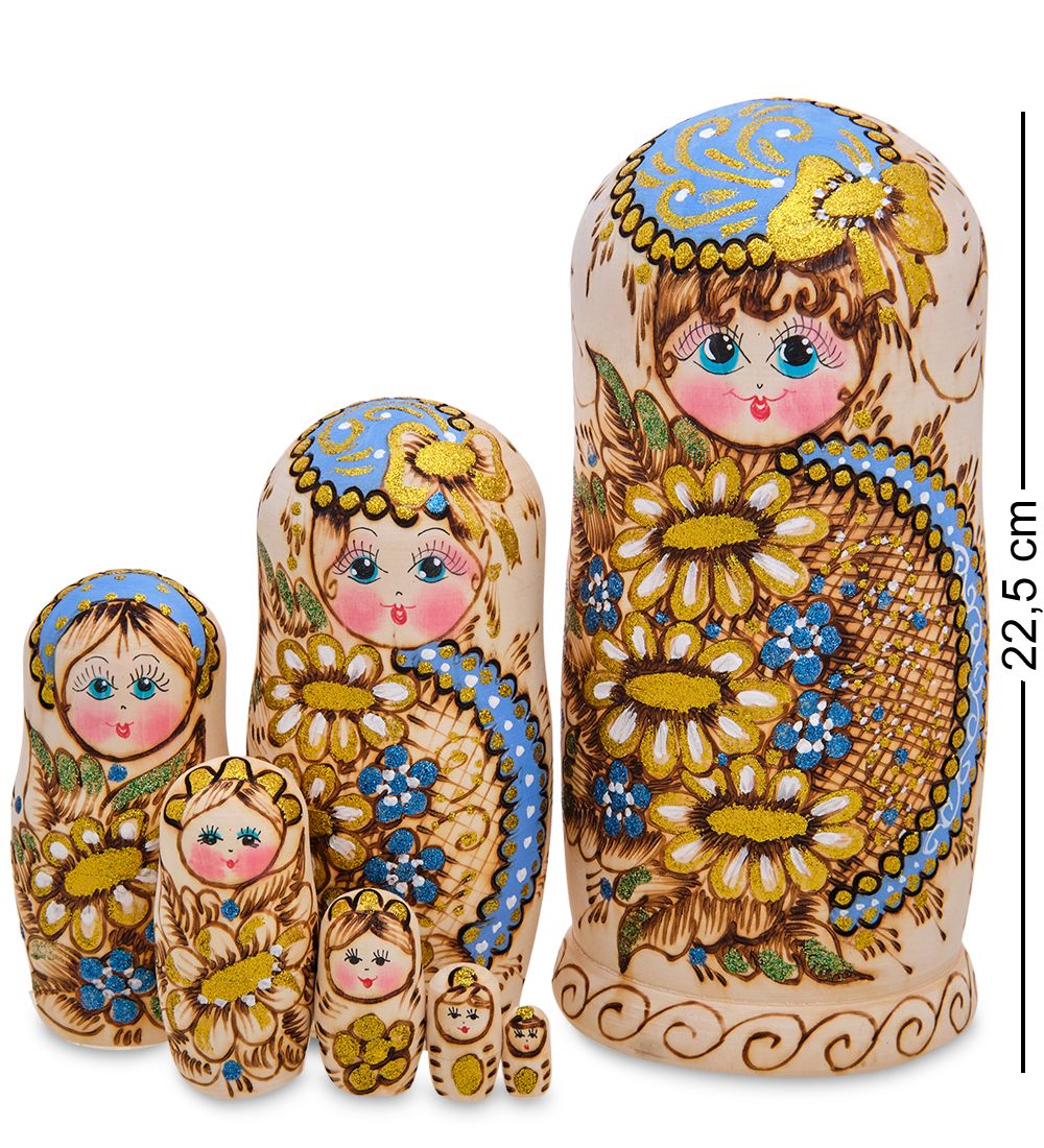 Народные промыслы МР-24/ 07-D Матрешка 7м «Грушенька»