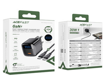 A115 PD30W GaN charger USB-C with digital display set (P5) (EU)