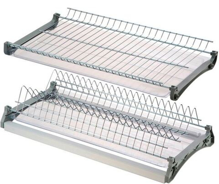 Сушилка Хром 600 двухуровневая с AL-рамкой (2 поддона)