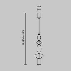 Светильник подвесной Maytoni   MOD071PL-L8B3K2