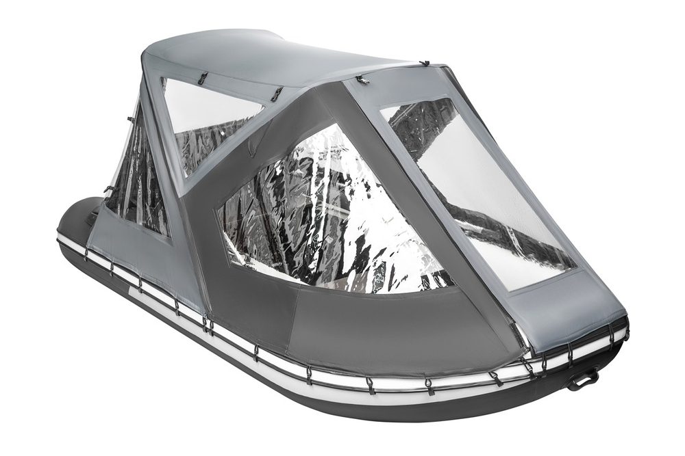 Тент трансформер Ривьера 3400 СК Компакт (графит/черный)