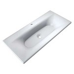 Тумба Палермо 50, вар 2, цвет белый, левая (раковина FRAME)