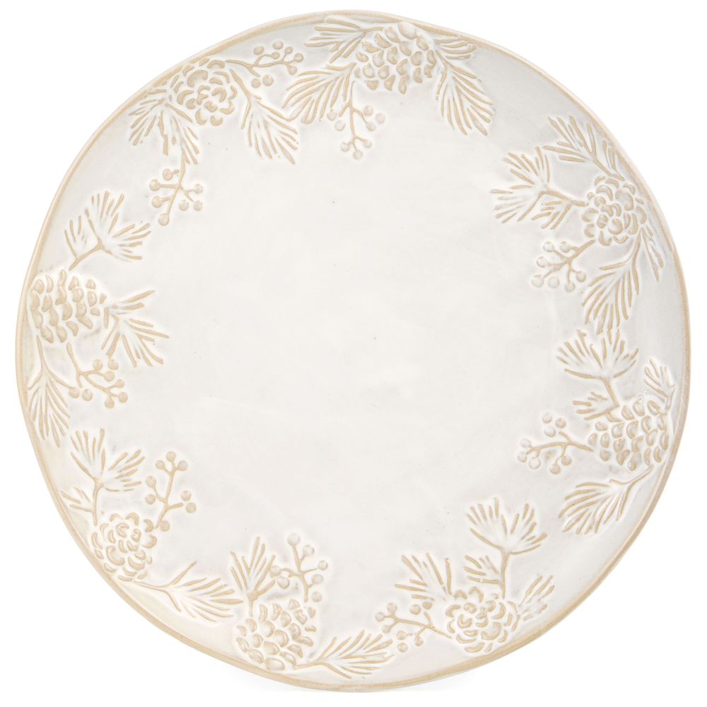 НАБОР ТАРЕЛКОК ОБЕДЕННЫХ КОЛЛЕКЦИЯ "PINE CONES", 2 ШТ. / 25*25*2,3 СМ