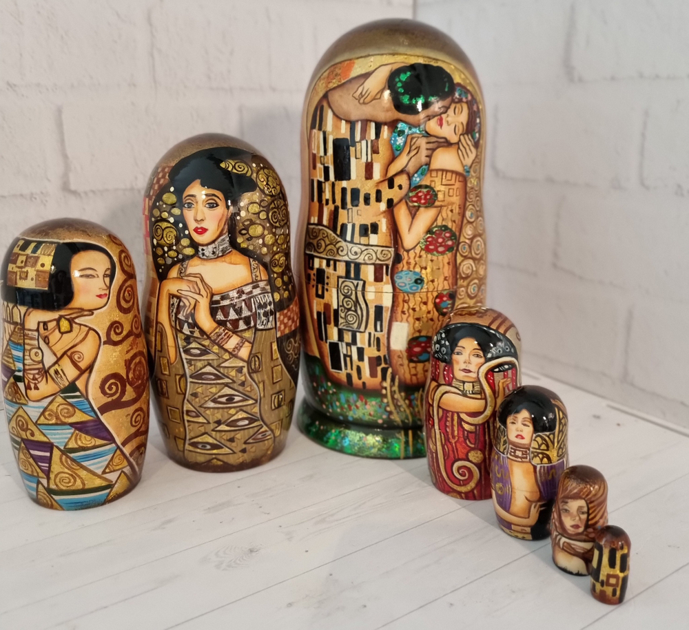 Климт "Поцелуй" 7 мест