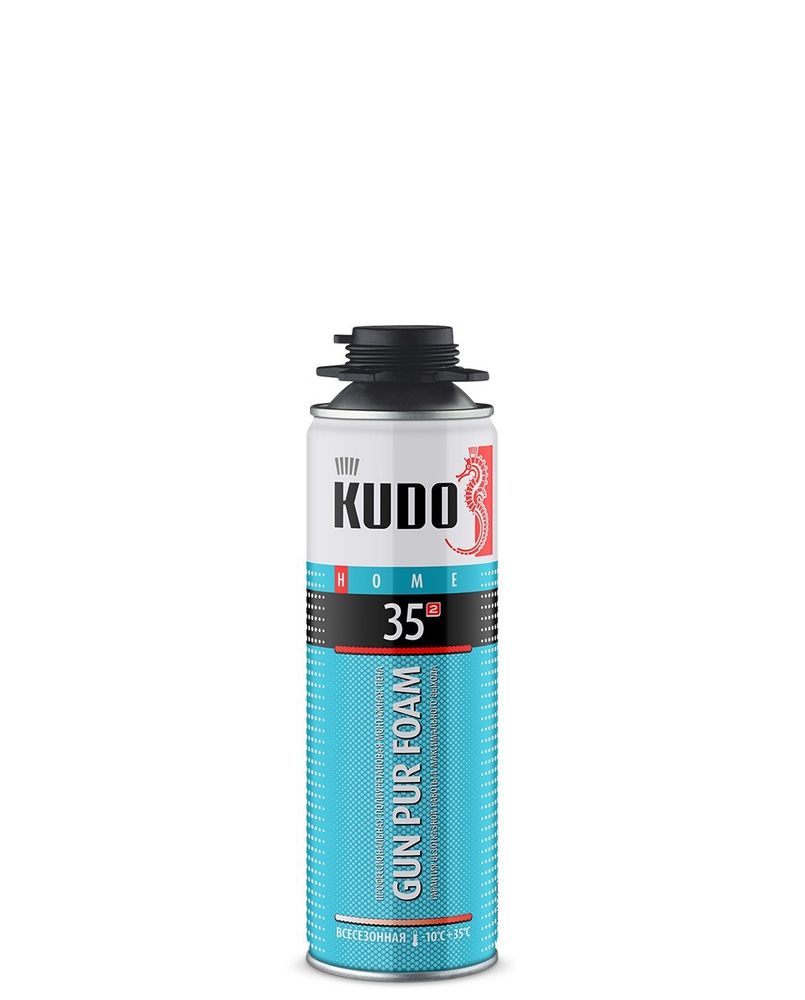 Пена монтажная KUDO HOME профи  35л  всесезонная  580г / KUPHP06U35