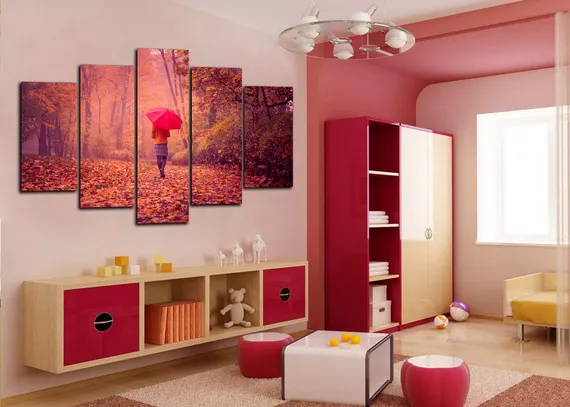 Модульная картина "Золотая осень"