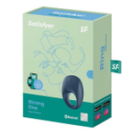 Эрекционное кольцо Satisfyer Strong One (синхронизируется со смартфоном) (Цвет: темно-синий)