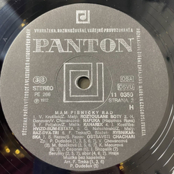 Винтажная виниловая пластинка LP Muzika Bez Kapelnika Mam Pisnicky Rad (Чехословакия 1973)