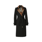 Длинный тренч с воротником и подкладкой Burberry Check