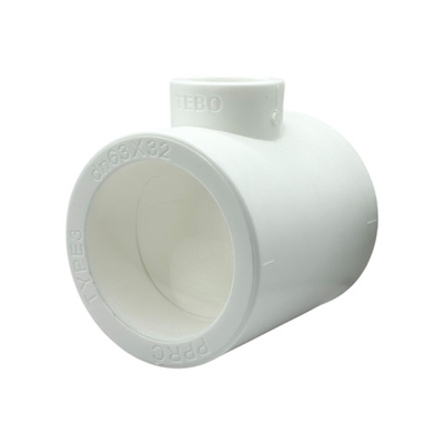 Тройник полипропиленовый переходной TEBO 63x32x63