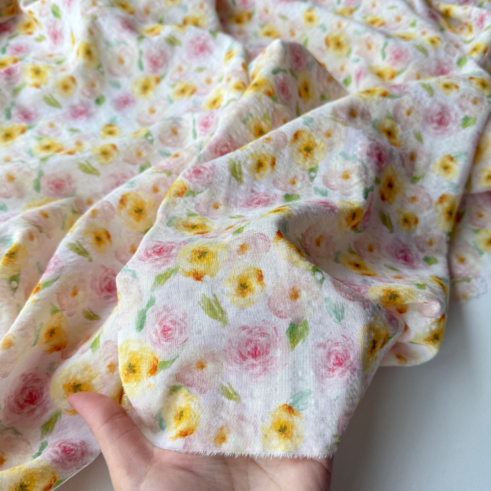 Батист Чайные розы